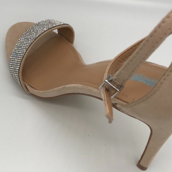 Cream Sparkly Heels - Picture 3 of 4